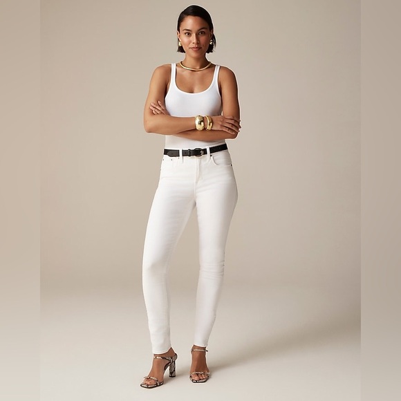 NWT J. Crew 9" toothpick jean in white wash - Picture 5 of 16